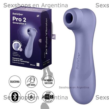 Satisfyer Pro 2 Lilac Generation 3 succionador con aplicación blueetoth